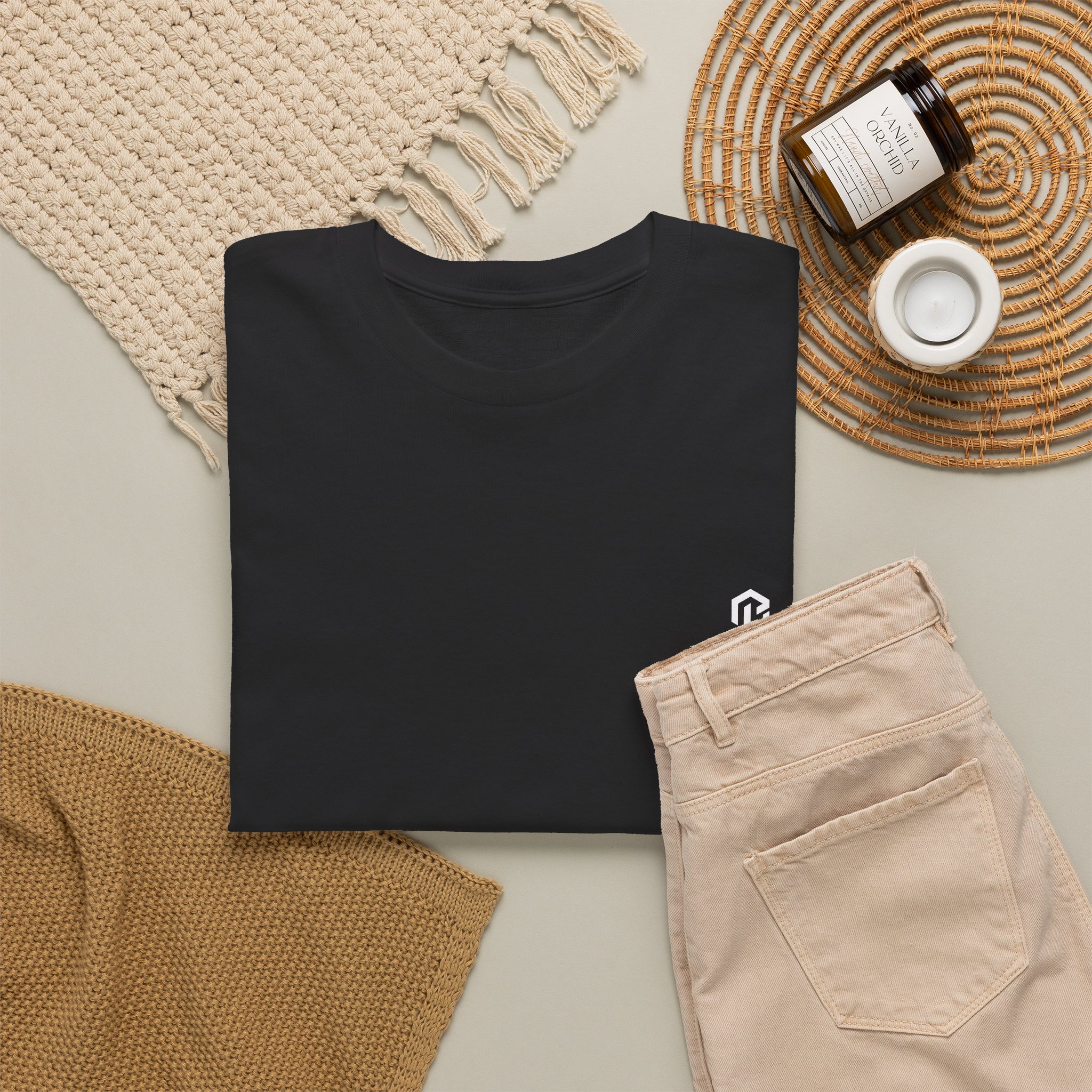 BB · Minimalist Tiny Logo Tee — Small Chest Emblem White T-Shirt · Druck · Farben 2 – Bild 8