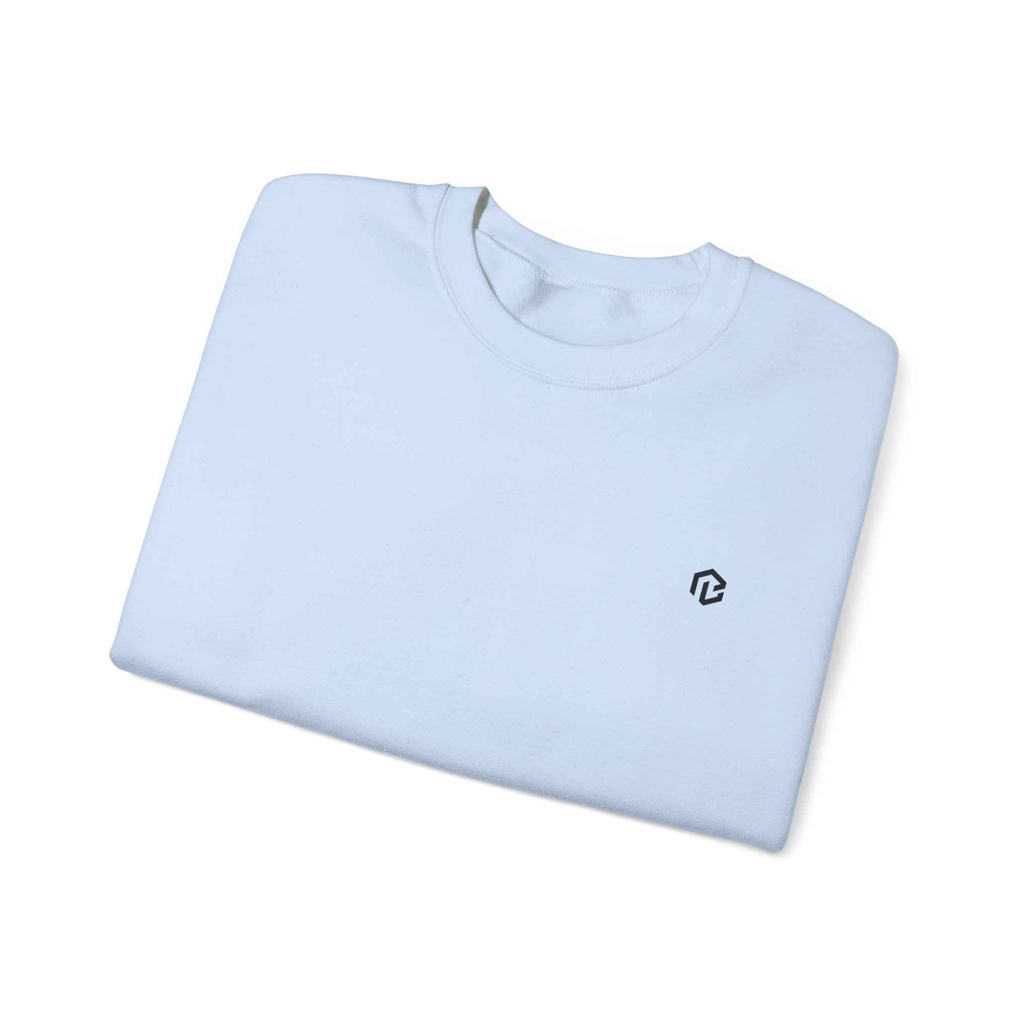 BB · Minimal White Crewneck Sweatshirt — Small Chest Logo Casual Pullover · Druck – Bild 43