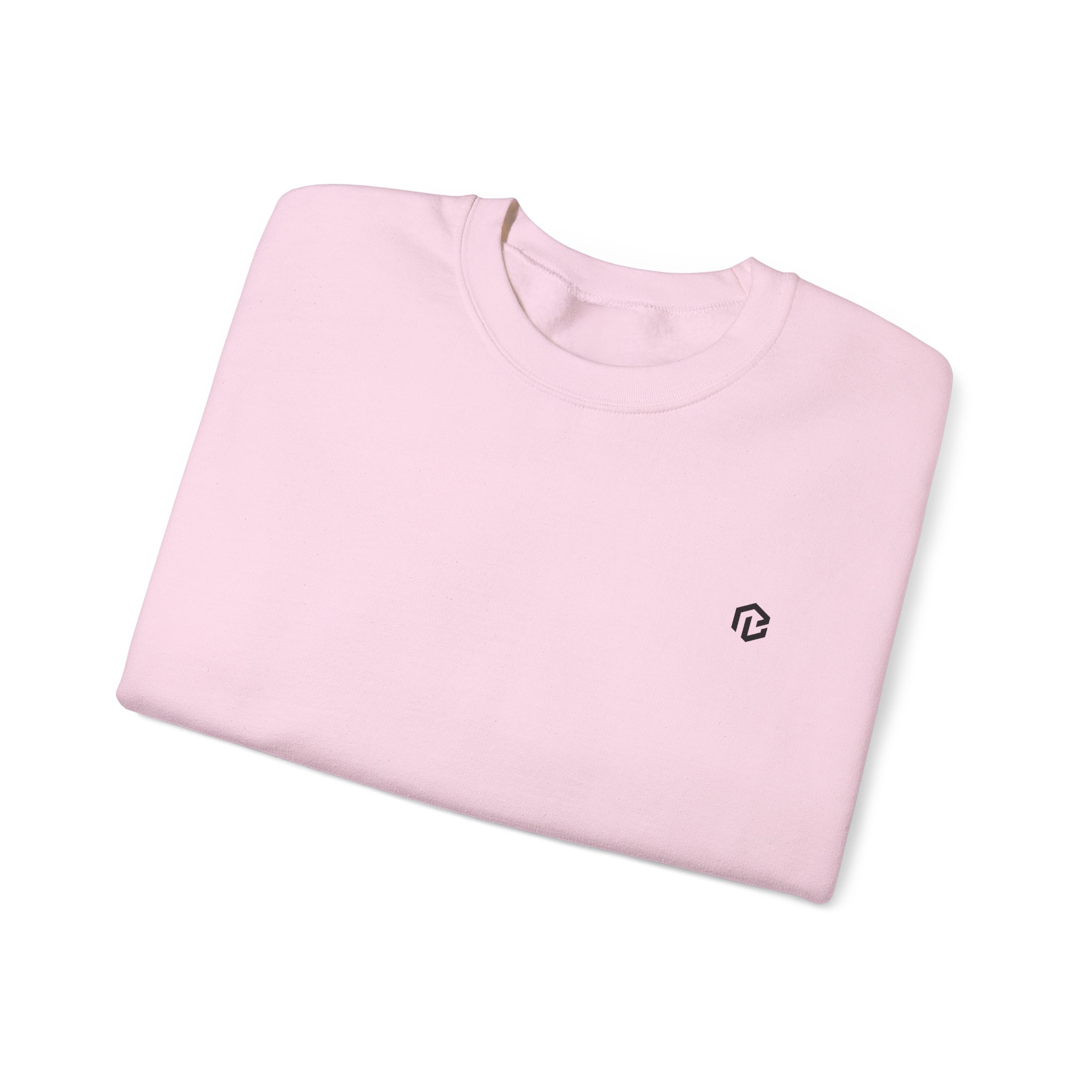 BB · Minimal White Crewneck Sweatshirt — Small Chest Logo Casual Pullover · Druck – Bild 51