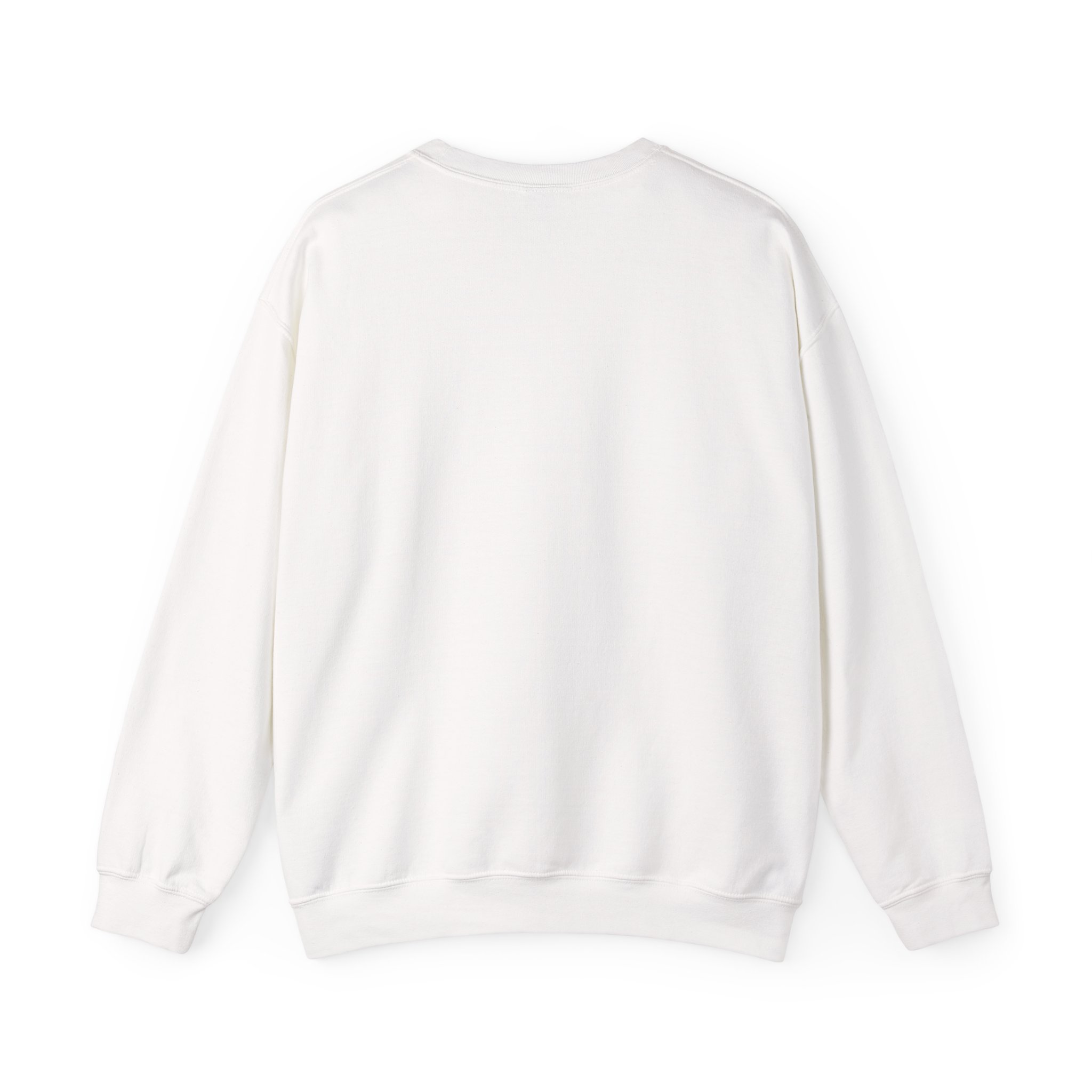 BB · Minimal White Crewneck Sweatshirt — Small Chest Logo Casual Pullover · Druck – Bild 2
