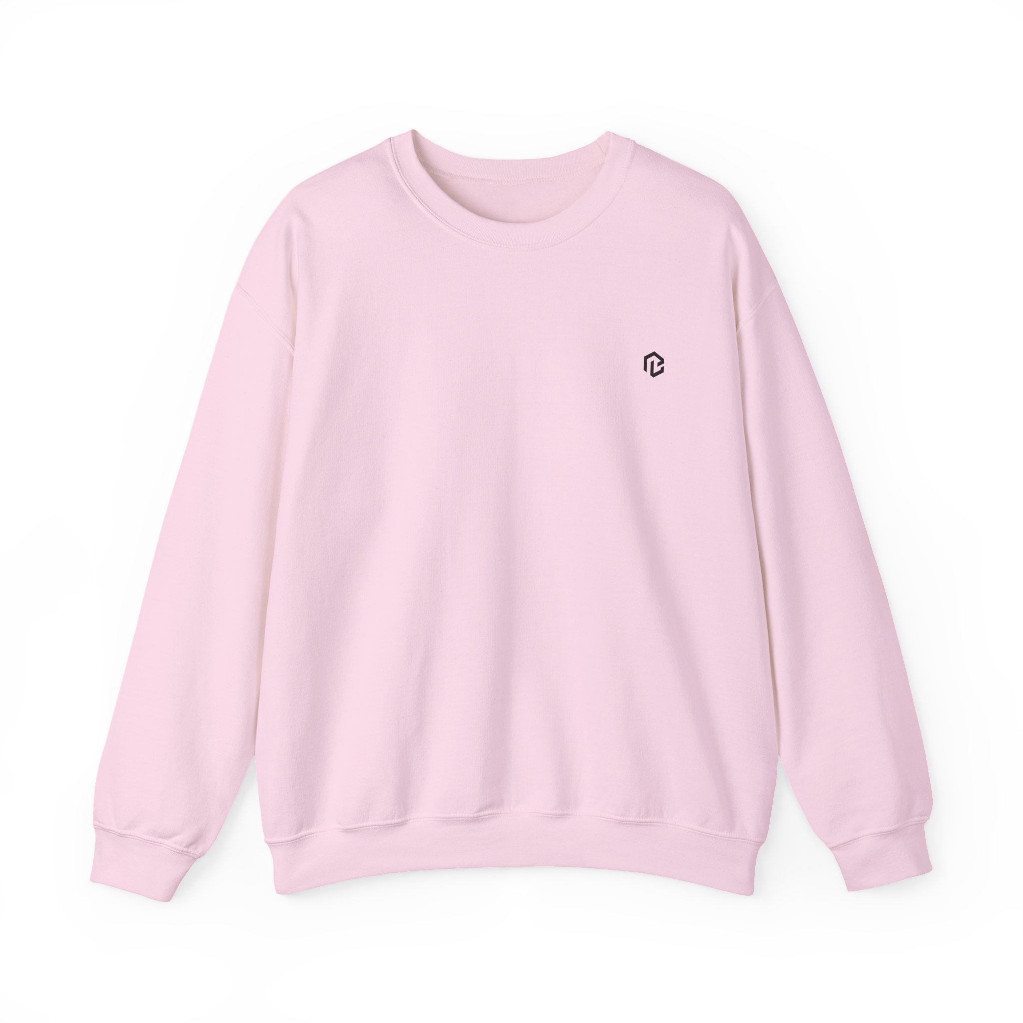 BB · Minimal White Crewneck Sweatshirt — Small Chest Logo Casual Pullover · Druck – Bild 49