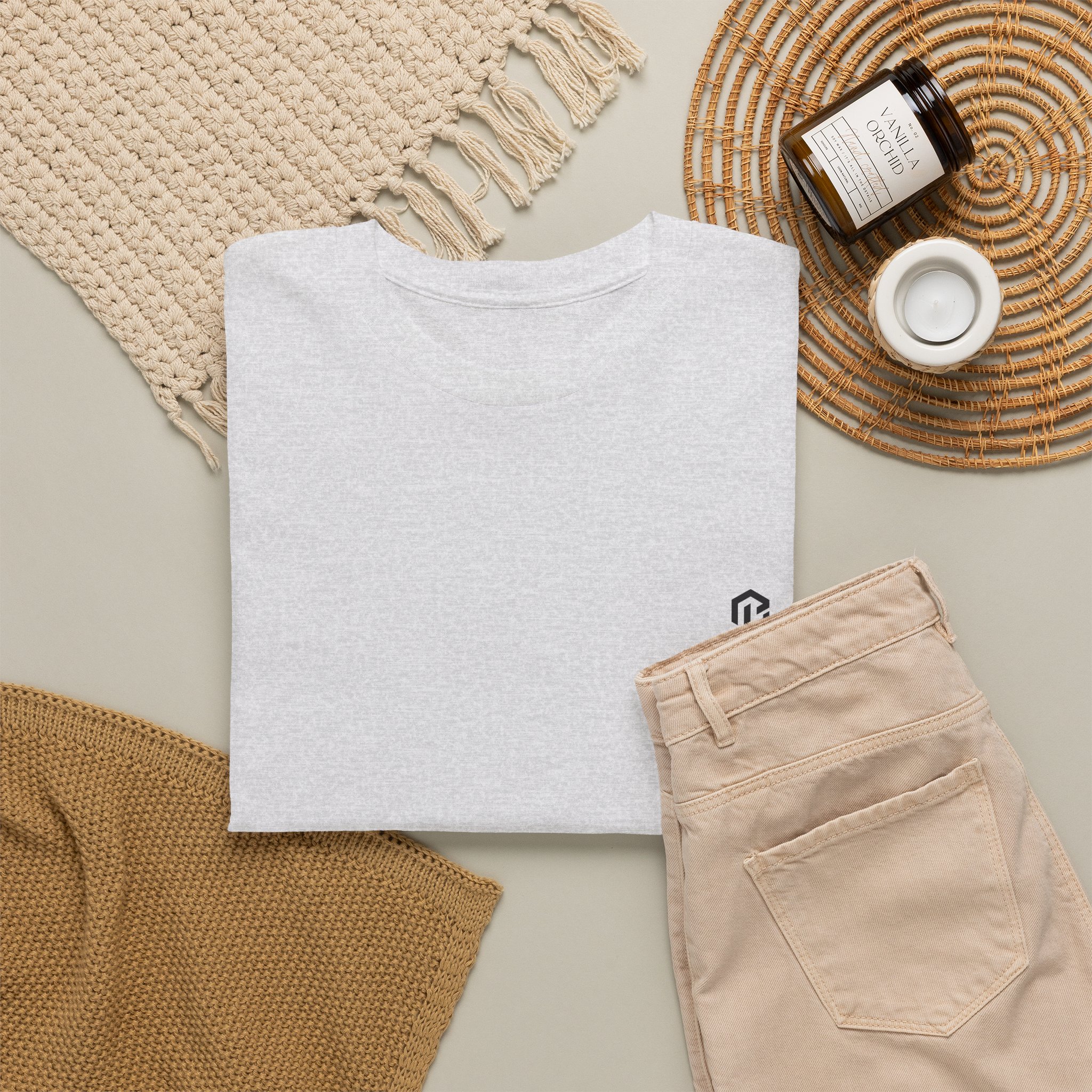BB · Minimalist Tiny Logo Tee — Small Chest Emblem White T-Shirt · Druck · Farben 2 – Bild 4