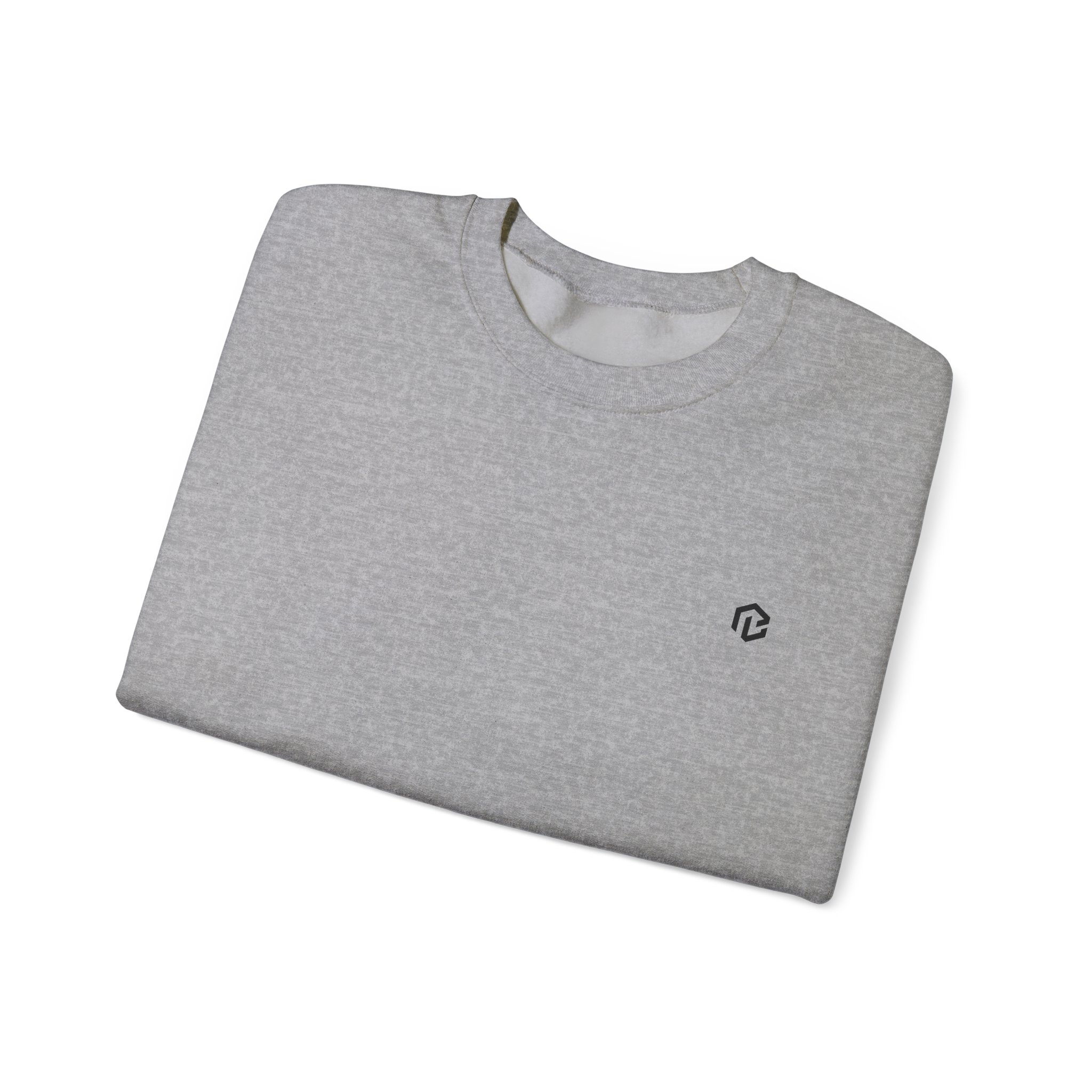 BB · Minimal White Crewneck Sweatshirt — Small Chest Logo Casual Pullover · Druck – Bild 19