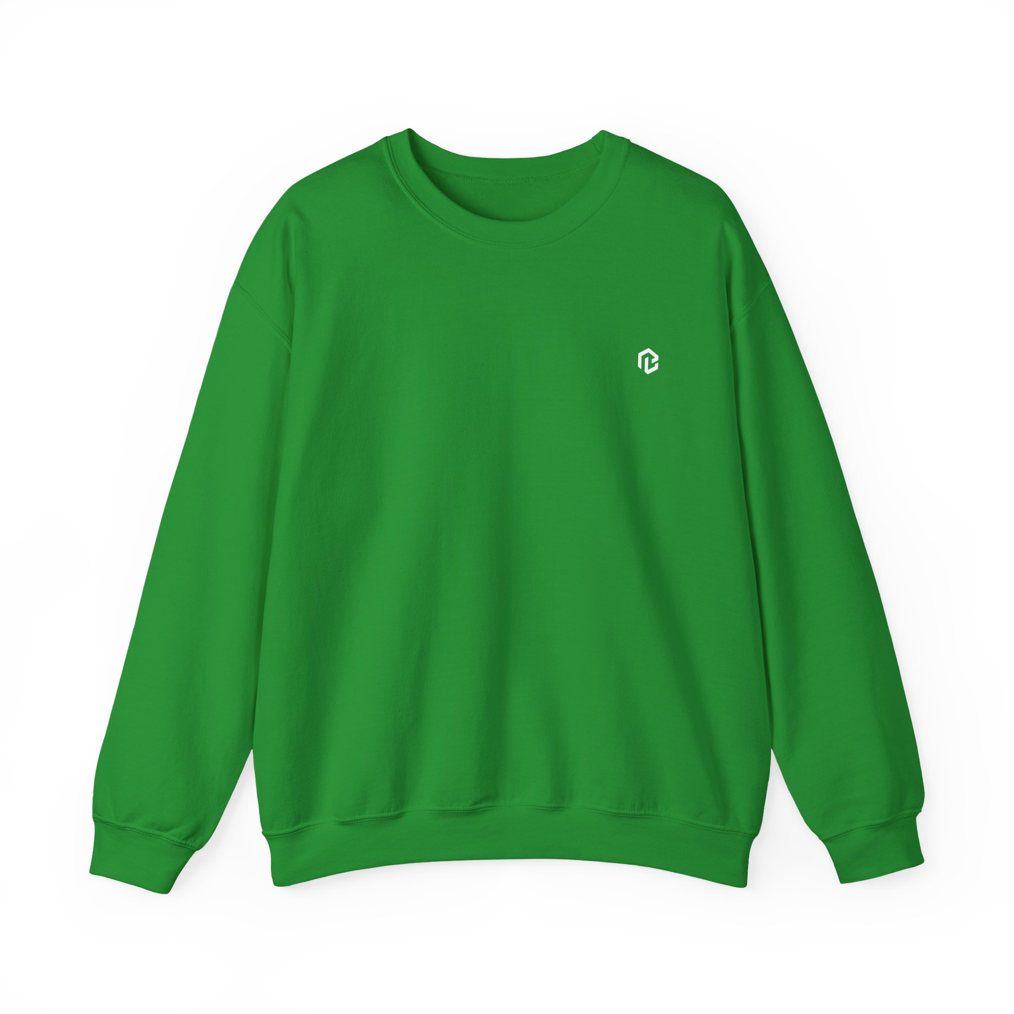 BB · Minimal White Crewneck Sweatshirt — Small Chest Logo Casual Pullover · Druck – Bild 33